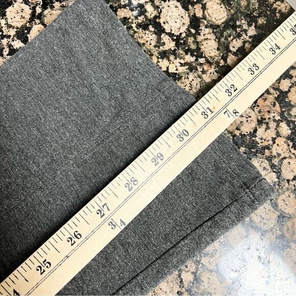 Athleta Sienna Side Zip High Rise Flare Leg Knit Pant Gray Size 6 - Picture 7 of 7